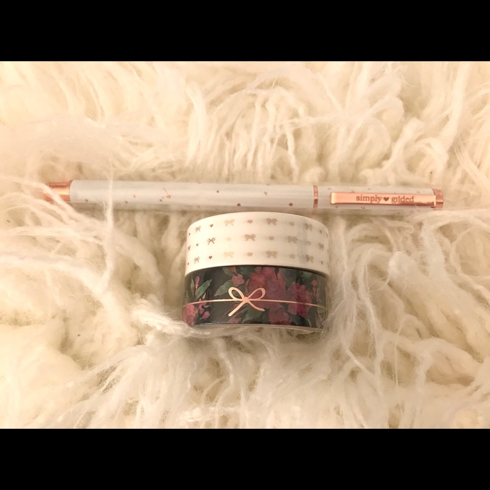 SOLD Simply Gilded 12 Days box washi pen simple